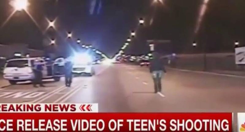 Authorities release footage of Chicago cop fatally shooting Laquan McDonald as he walked away