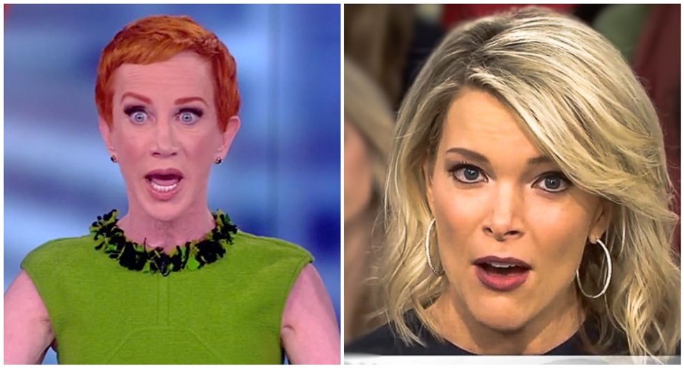 WATCH: Kathy Griffin rakes Megyn Kelly over the coals for her infamous 'Santa is white' rant