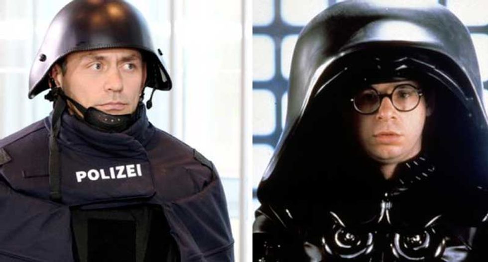 'May the Schwartz be with you': New Darth Vader police uniforms become laughingstock of the Internet