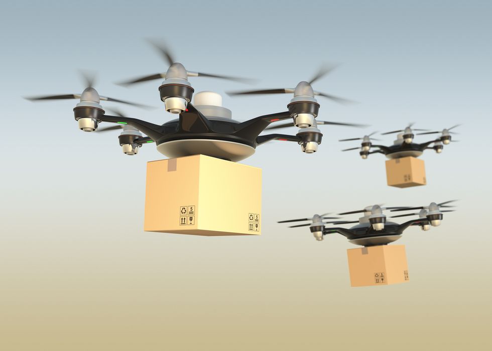 Amazon unveils hybrid drone prototype to make deliveries within 30 minutes