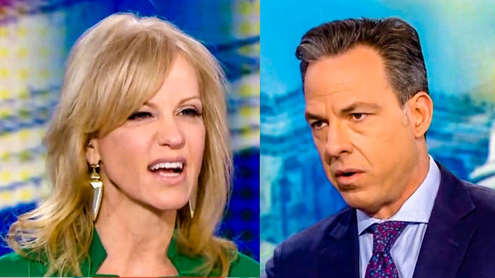‘It’s not beneath me’: Kellyanne Conway defends Trump’s racism even after she’s called out by Jake Tapper