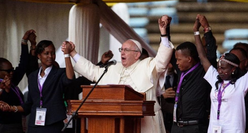 Keep shouting and don't become anesthetized, pope tells young people