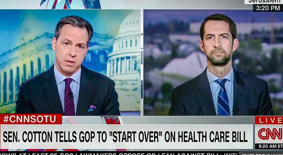 'Get those people off of Medicaid': Tom Cotton says 'able-bodied' poor people don't deserve 'welfare'