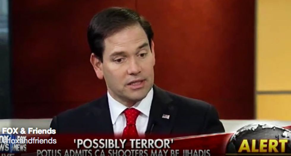 Marco Rubio: Liberals talk about gun control after CA attack but no one is 'talking about bomb control'