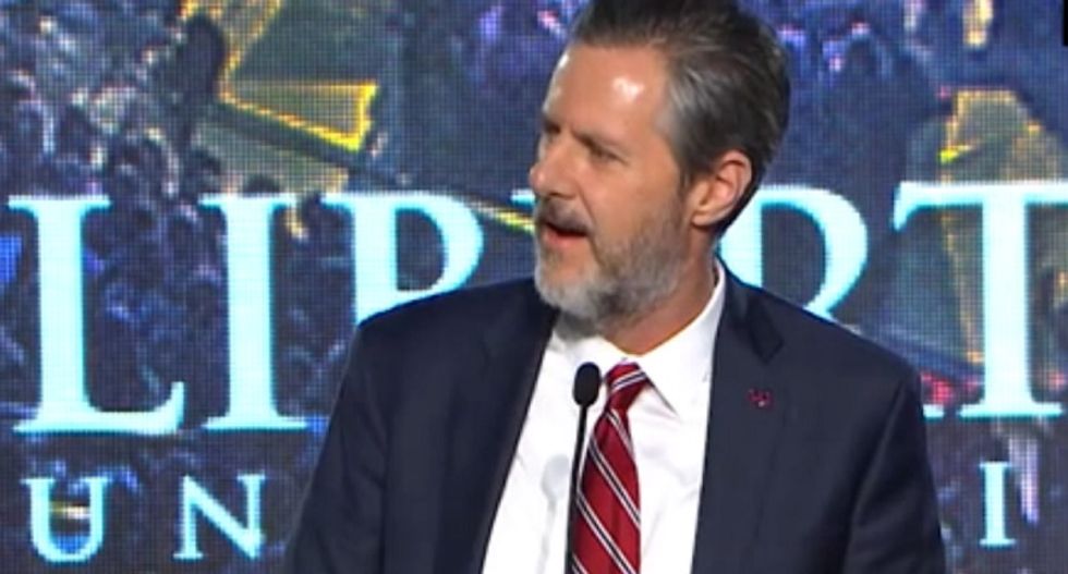 Jerry Falwell Jr. says he’s the victim of a ‘criminal conspiracy’ – and that the FBI is investigating