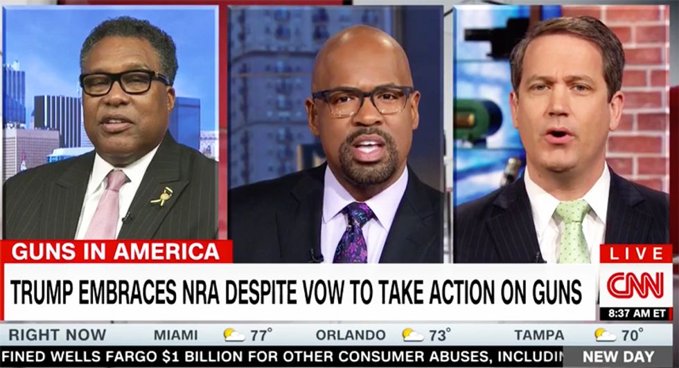 CNN panel goes off the rails after NRA backer says organization doesn't need 'to talk about gun safety'
