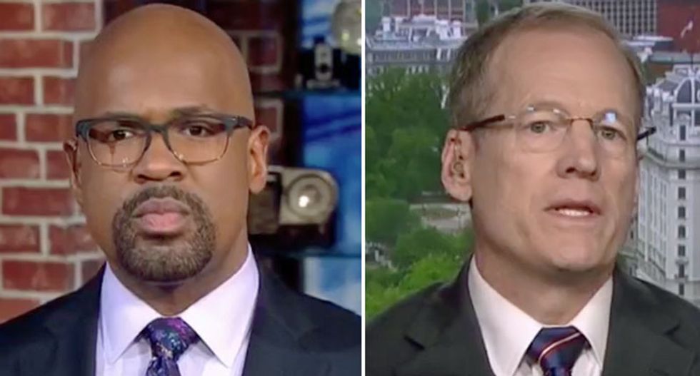 WATCH: CNN host drops the hammer on Trump apologist Kingston after he accuses Stormy Daniels of blackmail