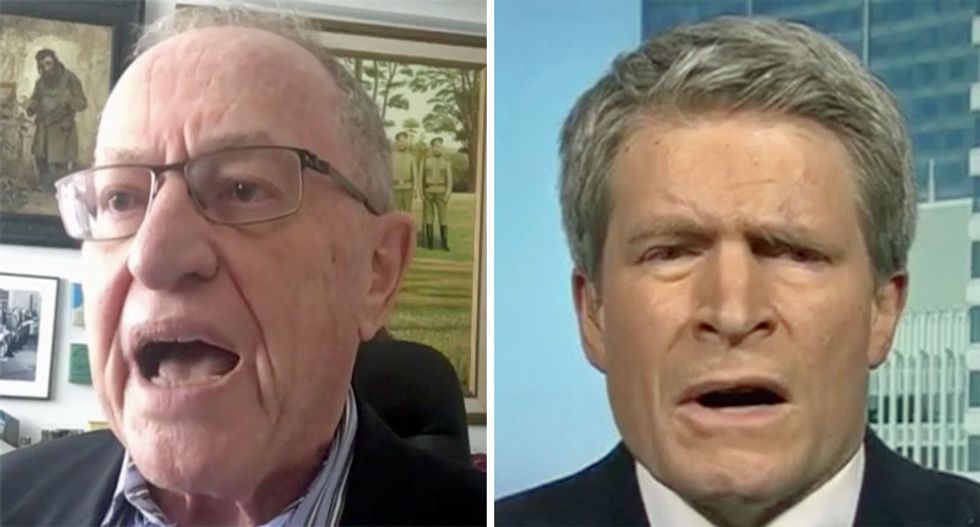WATCH: MSNBC segment explodes after Dershowitz calls lawyer Richard Painter 'un-American and a liar'
