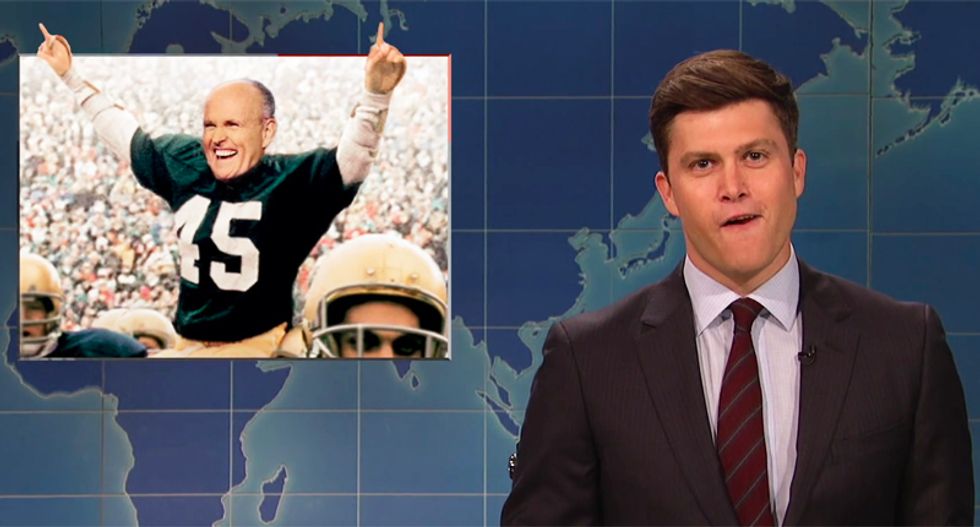 SNL's 'Weekend Update' ridicules Trump's desperate move to save presidency: 'They're finally putting in Rudy'
