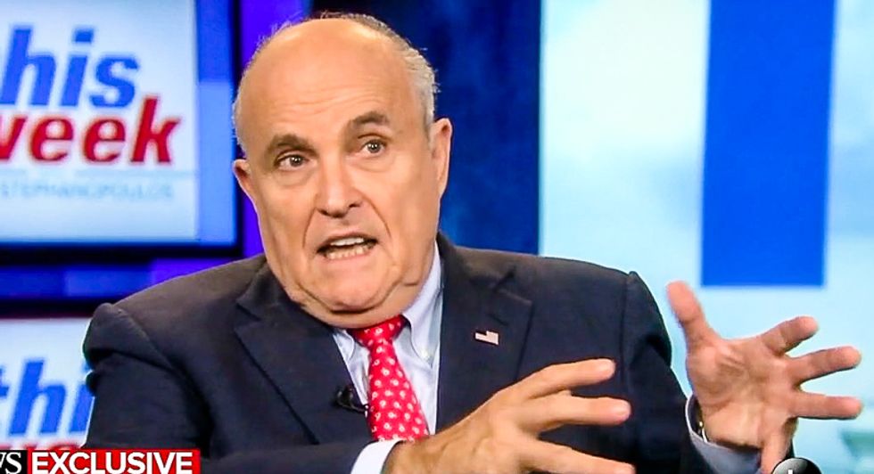 Giuliani melts down in Sunday interview: 'My issue is getting up to speed on the facts -- I'm about halfway there'