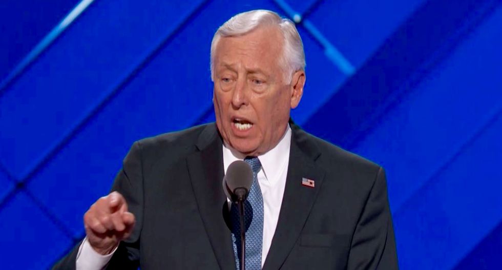 No. 2 US House Democrat Steny Hoyer out of hospital after bout with pneumonia