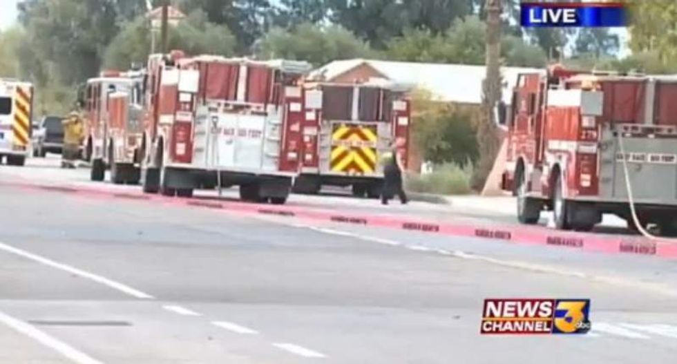 Calif. mosque leaders say blaze inside building was caused by 'fire-bombing'