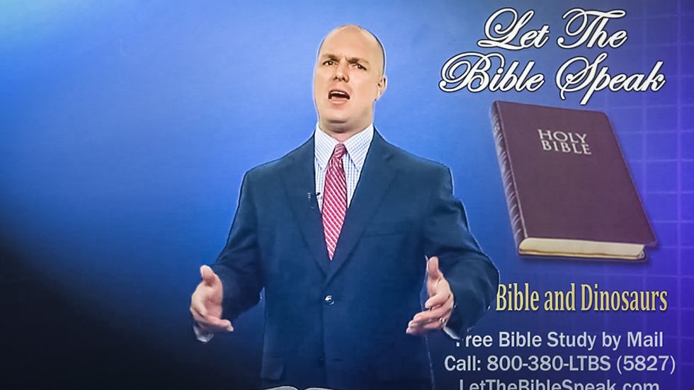 Televangelist: God put dinosaurs in the Bible as the 'poster child for creationism'