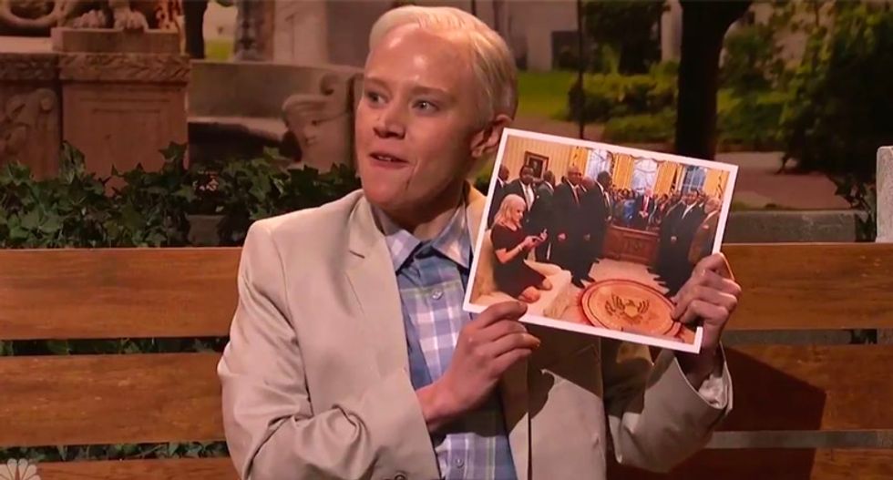 'Run, Jeffy, run!': SNL's Kate McKinnon plays Jeff Sessions as Forrest Gump in hilarious show opener