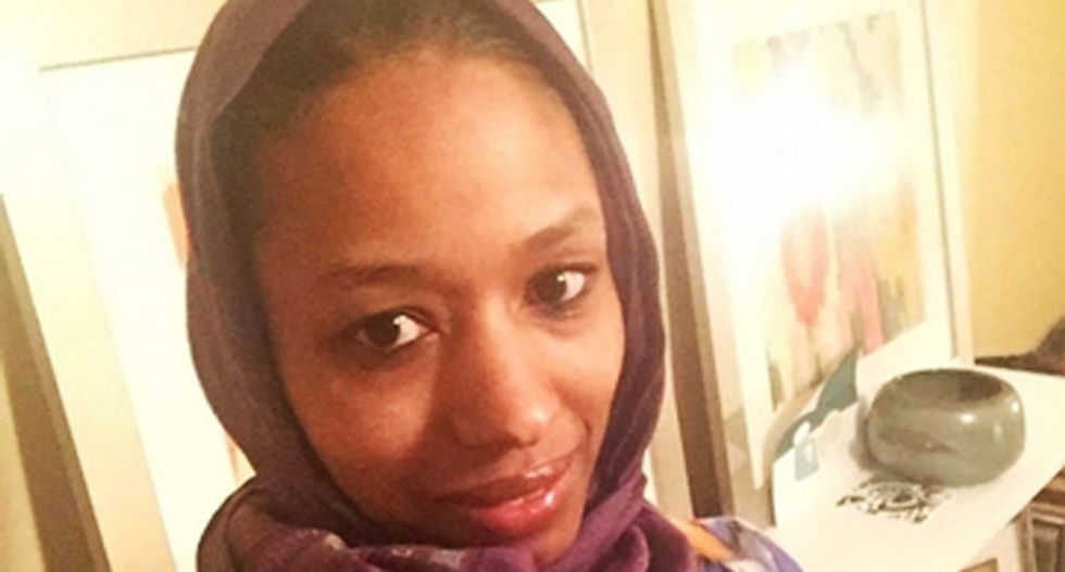 Professor at Christian college dons hijab in 'solidarity with our Muslim sisters' who are under attack