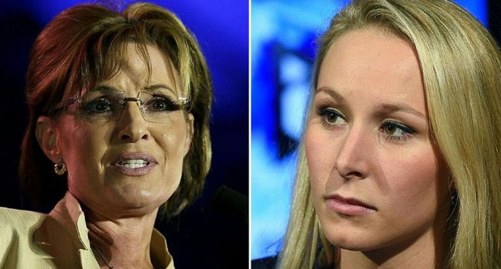 Sarah Palin has a 'crush' on far-right French politician Marion Marechal-Le Pen