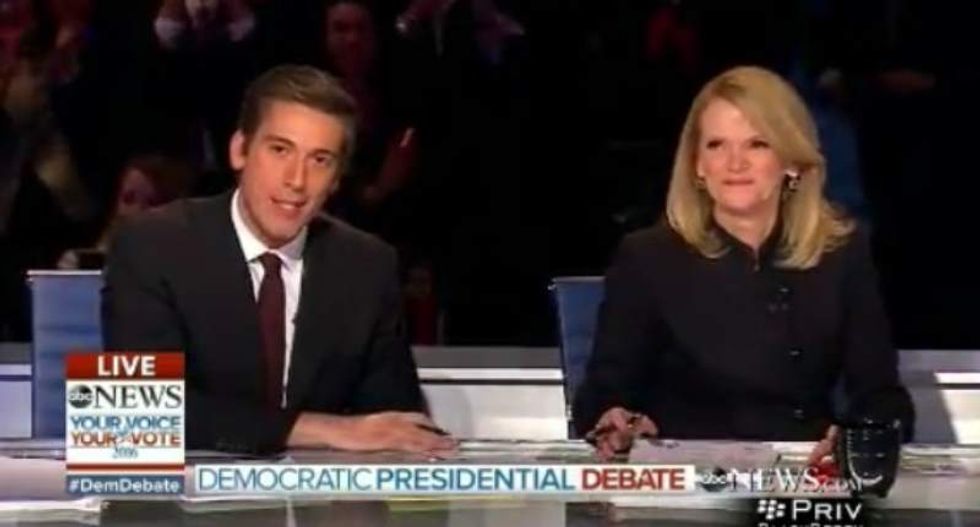 Twitter rips ABC debate hosts for ignoring climate change and asking inane question about spouses