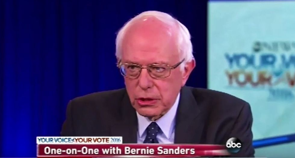 Bernie Sanders opens can of whoop-ass on 'pathological liar' Donald Trump:  'Much of what he says are lies'