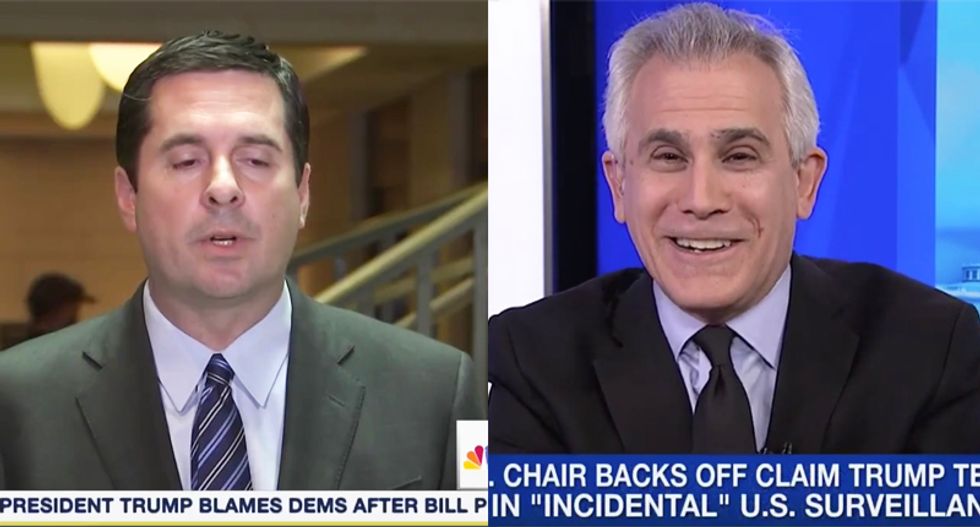 WATCH: David Corn eviscerates 'dimwit' Devin Nunes for his 'bizarre' handling of Trump investigation