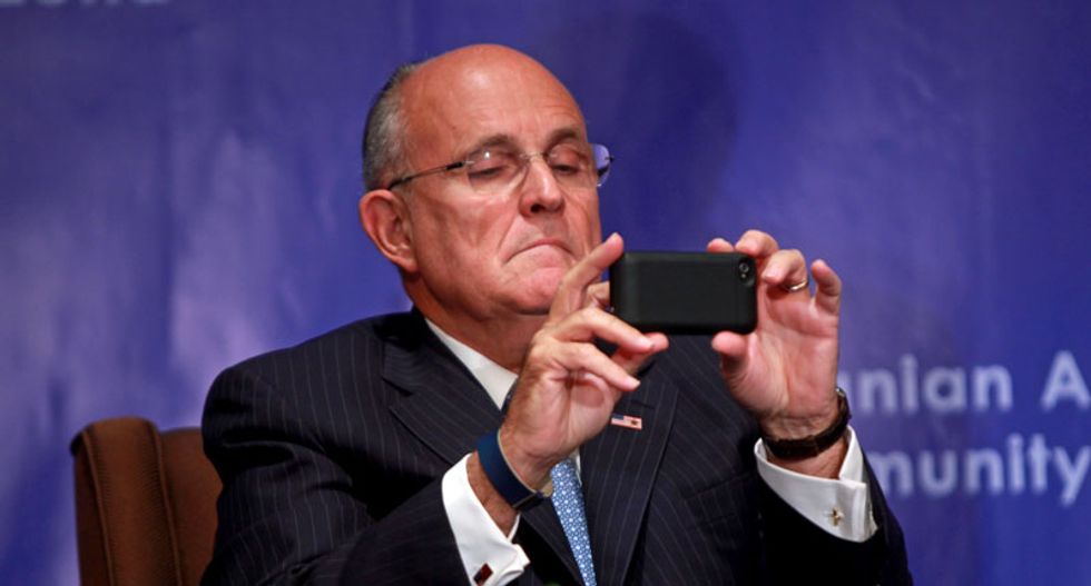 Who is Rudy Giuliani's friend 'Charles'? An accidental text may have outed his identity