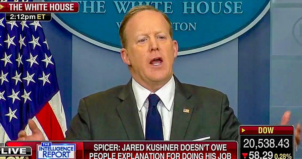 'Anything is possible': Spicer admits White House may have given Nunes info to defend Trump's wiretap claim