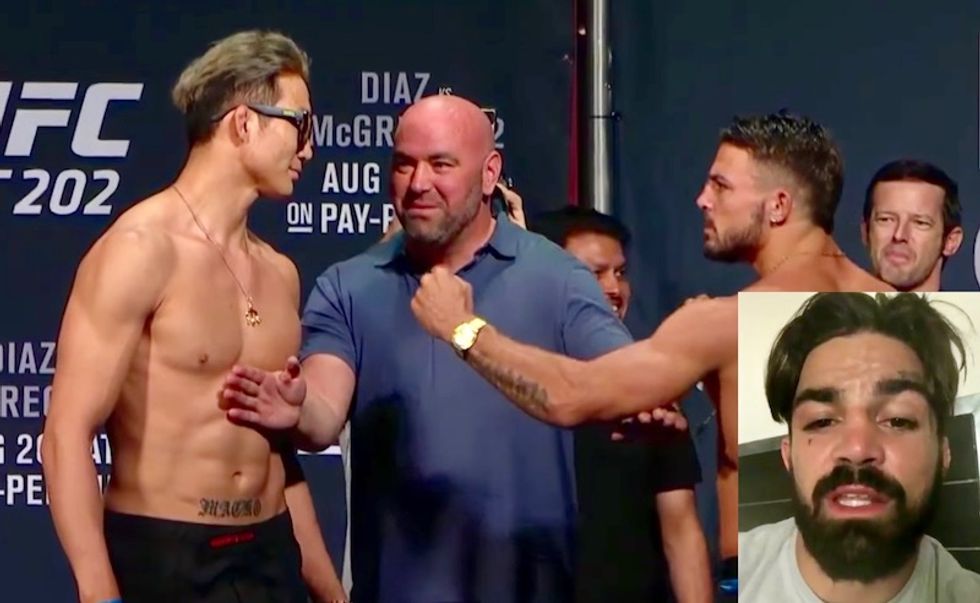 White UFC fighter gets DNA test showing he's 2% African -- promptly says the n-word