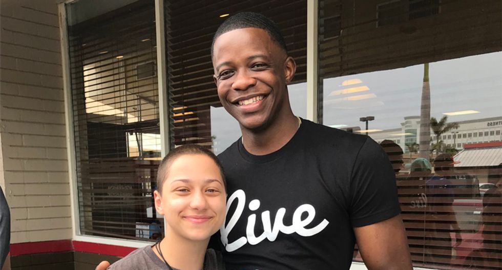 Parkland shooting survivors meet with Waffle House hero James Shaw Jr