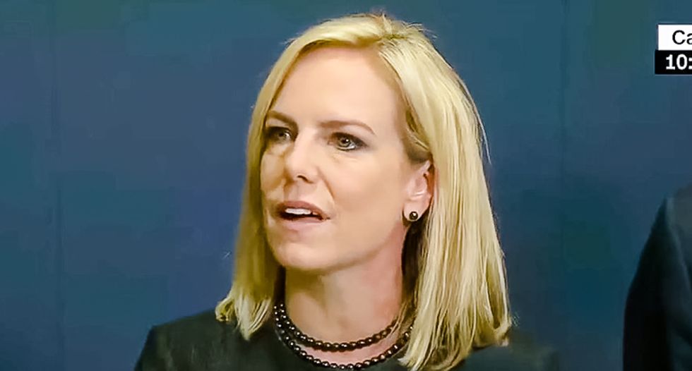 WATCH: Kirstjen Nielsen gets chased out of Mexican restaurant by DSA activists
