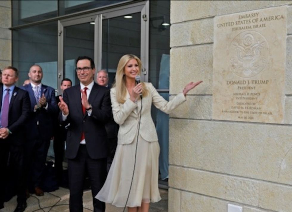 US officially opens its Jerusalem embassy in ceremony