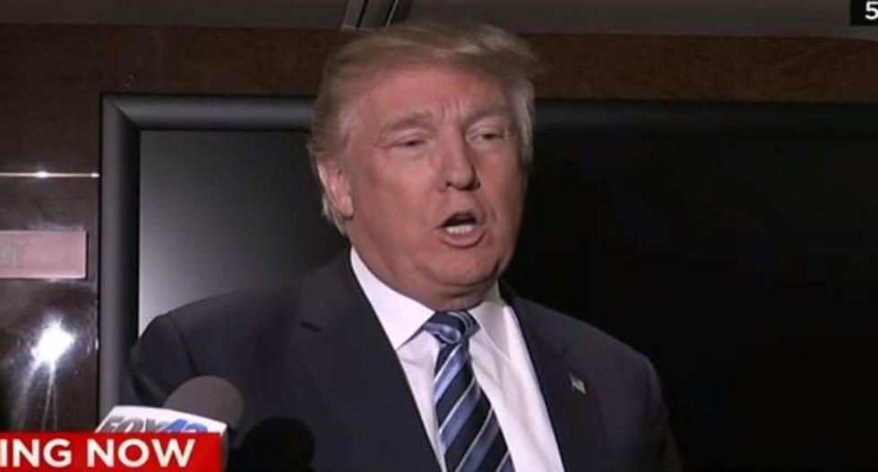 Trump admits that bringing up his past infidelity would be fair game -- then ignores it