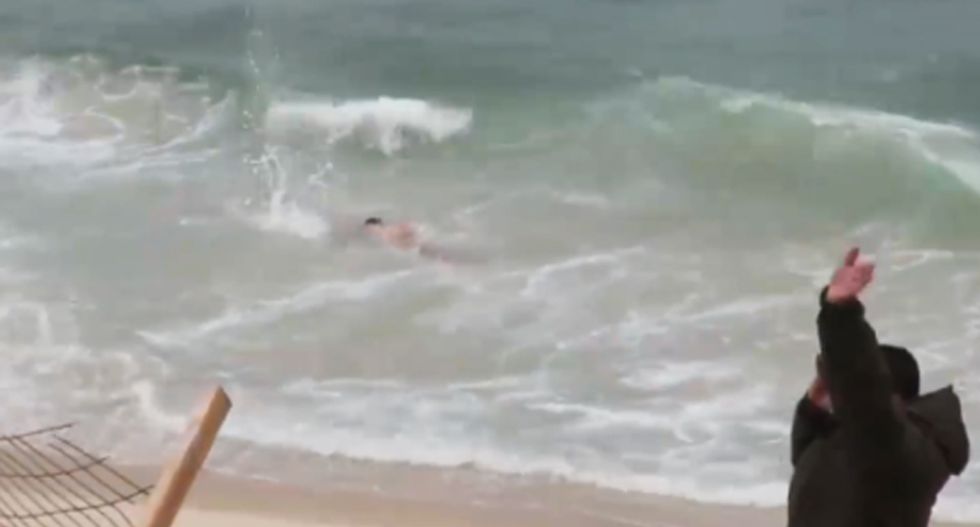 WATCH: Horrific video of border guards shooting mentally ill Palestinian man attempting to swim to freedom