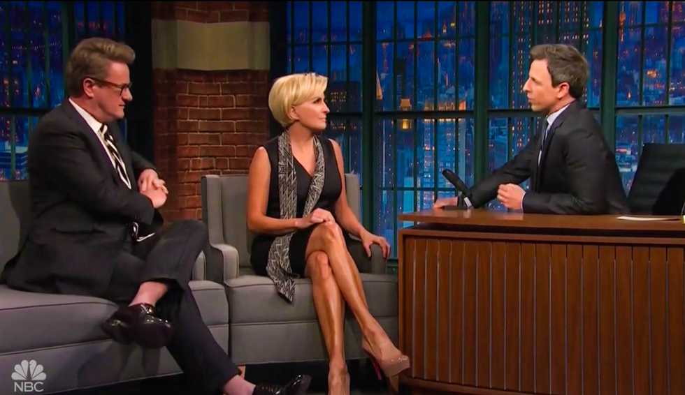 'That Republicans are still sucking up to Trump is pathetic': Morning Joe hosts slam GOP on Seth Meyers