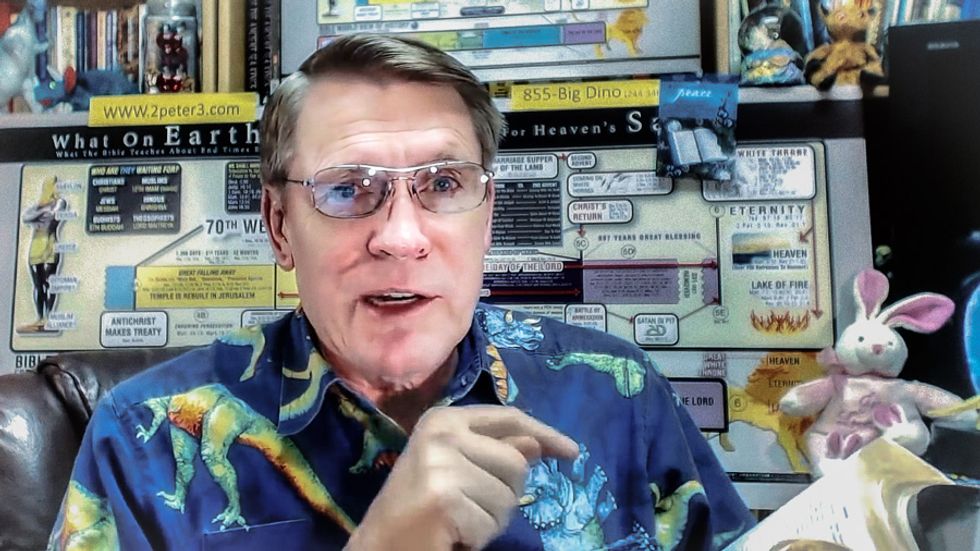 Creationism evangelist: God put contradictions in the Bible to 'weed out' the atheists