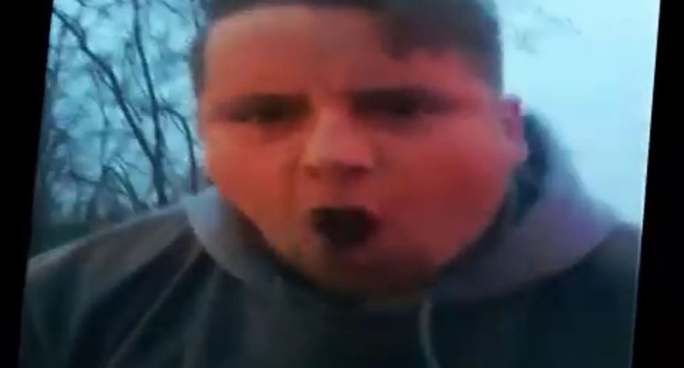 'You got a problem, bro?' Road-raging man explodes in a f*ck-filled fury that was caught on video