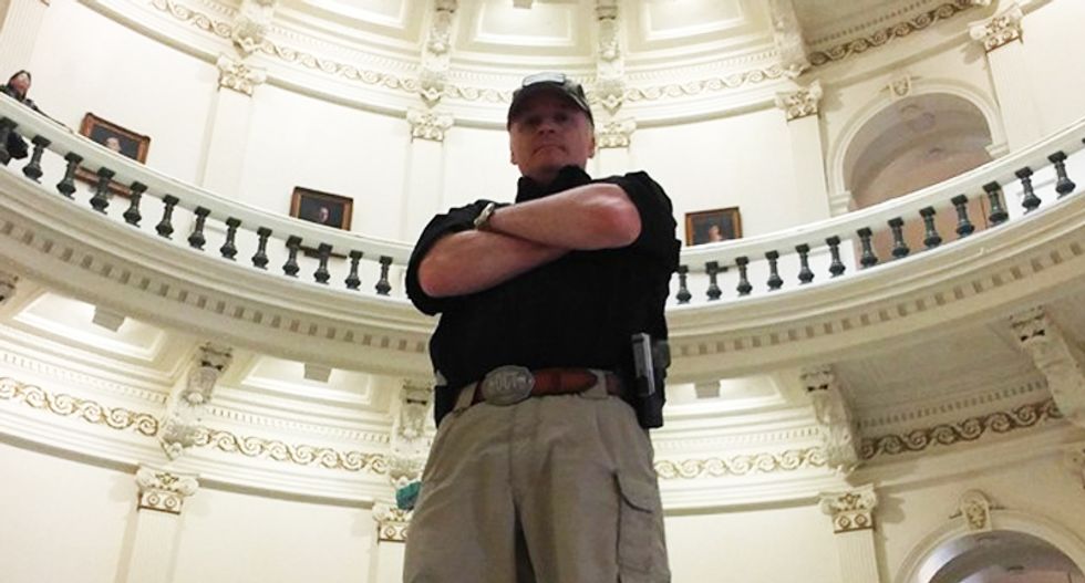 BBC host stumps open carry gun advocate whose response to mass shootings is to arm 'good guys'