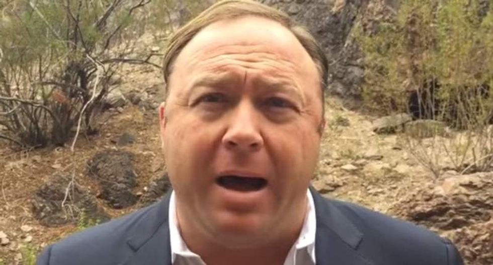 Alex Jones hyped fake news about 'black gangs' looting after Hurricane Harvey