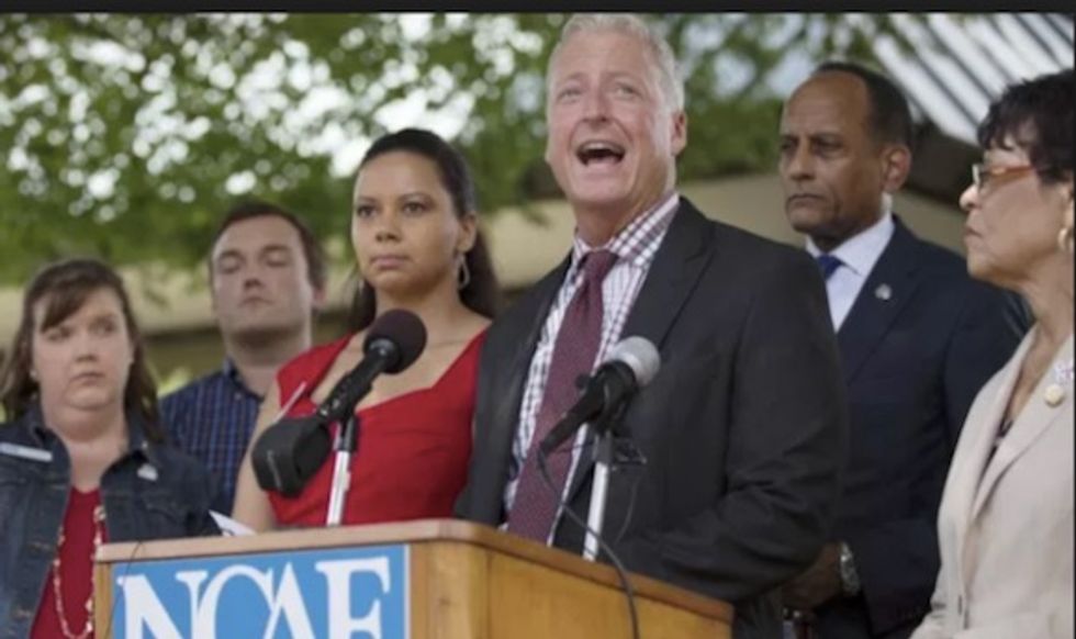 North Carolina teachers rally for more funds in latest US school walk-out
