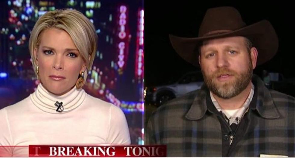 WATCH: Fox News' Megyn Kelly slaps down seditious Ammon Bundy's feeble 'gotcha' question