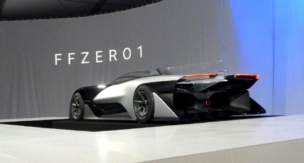 Mysterious electric car startup unveils sleek new prototype -- the FFZERO1