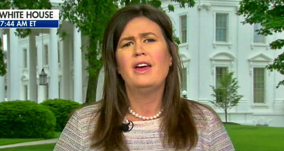 Sarah Sanders rages at leaker of McCain slur: 'A total and complete coward and they should be fired'