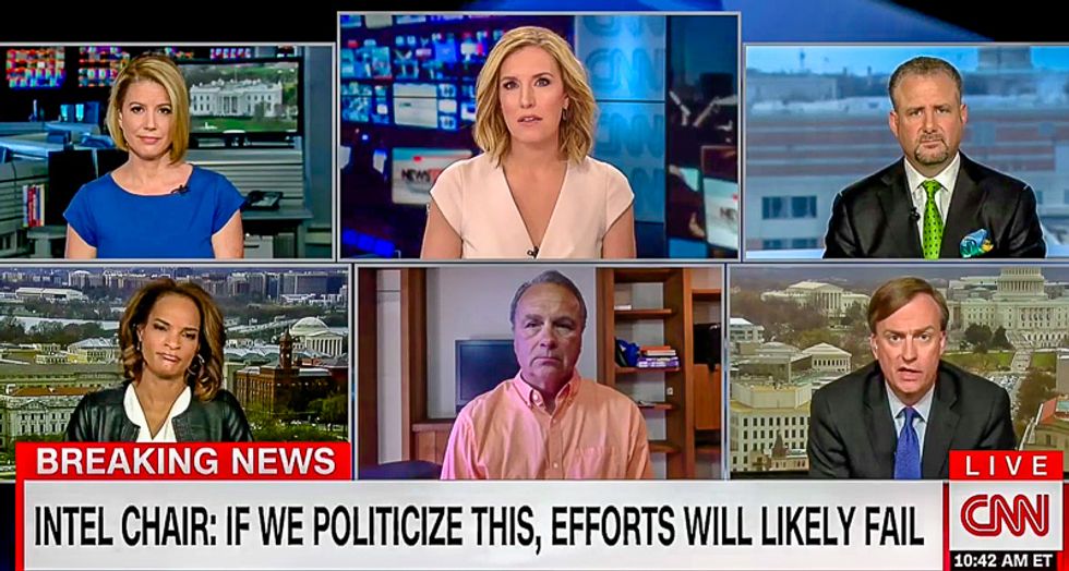 'Just a point of fact': CNN's Poppy Harlow squashes GOP intel official who says Russia 'favored' Clinton