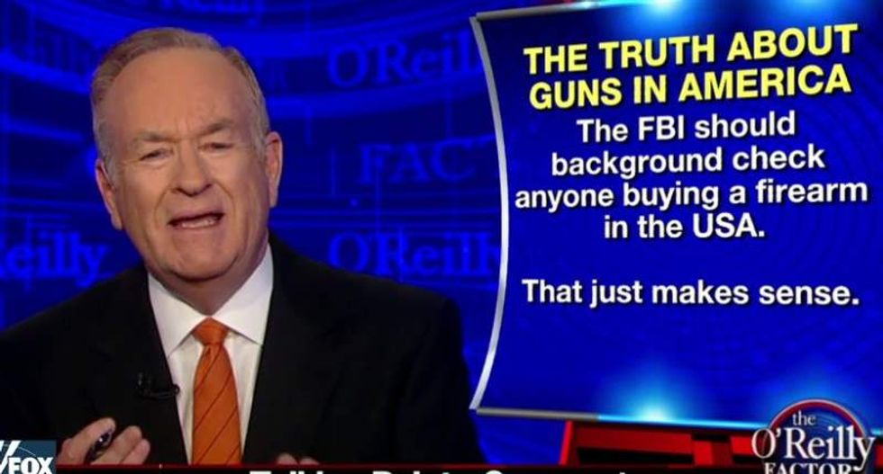 Even Bill O'Reilly says the NRA should stop being 'paranoid' about Obama's gun order