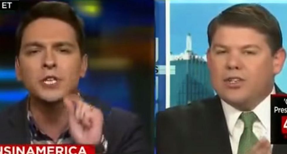 'What are you talking about!?' CNN debate goes off the rails as liberal guest pummels pro-gun conservative