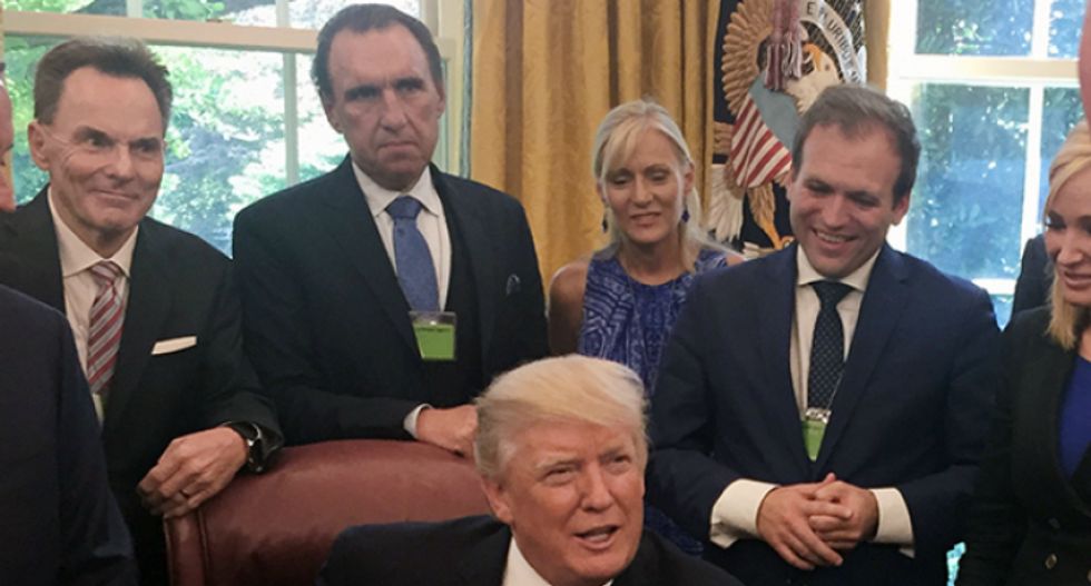 Pastor who prayed over Trump in the Oval Office thinks it'd be 'just great' if politicians were executed for treason