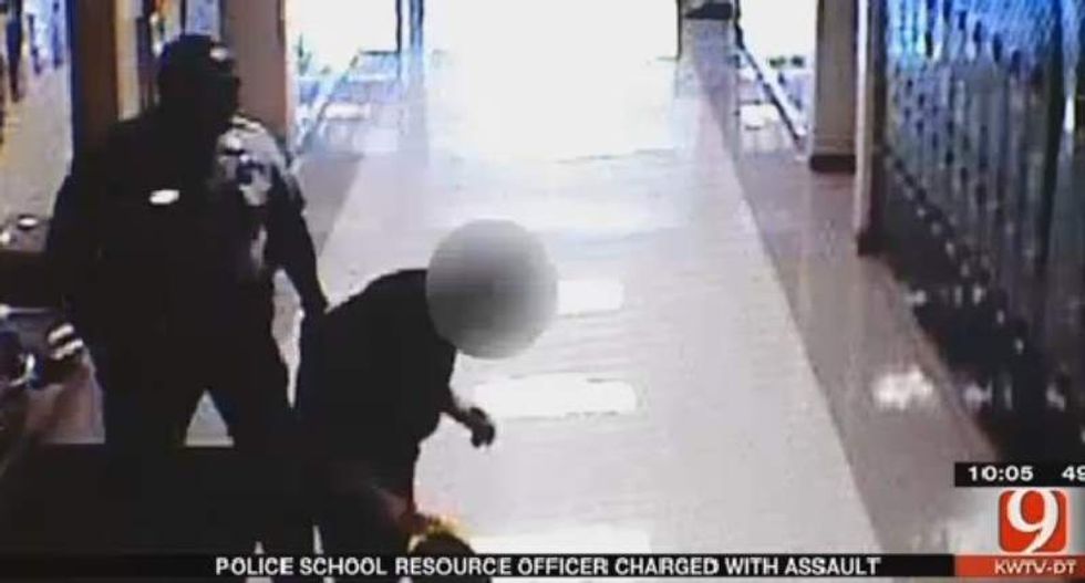 Oklahoma City cop faces assault charges after punching high school student in the head