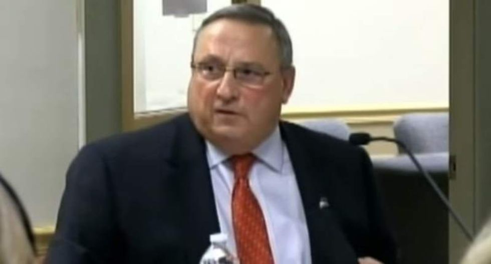 WATCH: Maine Tea Party Gov. LePage makes racist remarks about 'guys from New York' at town hall