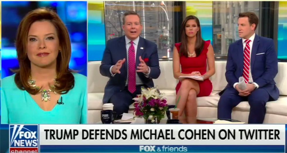 WATCH: Fox host confronts defensive White House spokesperson over Trump tweets attacking NYT's Haberman