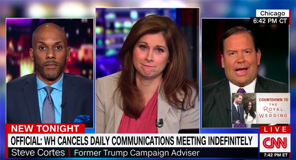 WATCH: Trump supporter Steve Cortes blows up on CNN's Burnett for calling the president one of the biggest leakers
