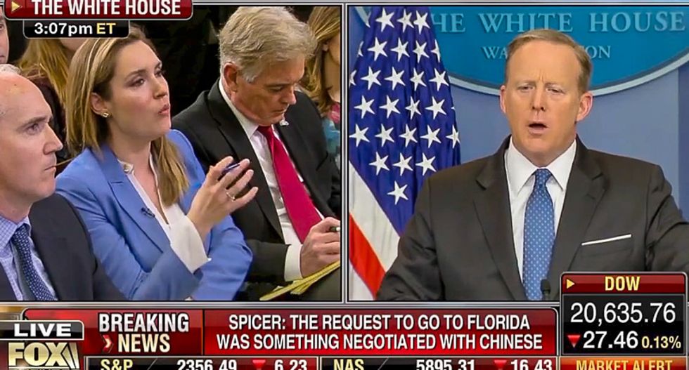 CBS reporter grills Sean Spicer on Jared Kushner: 'White House isn’t meant to be run as a family business'