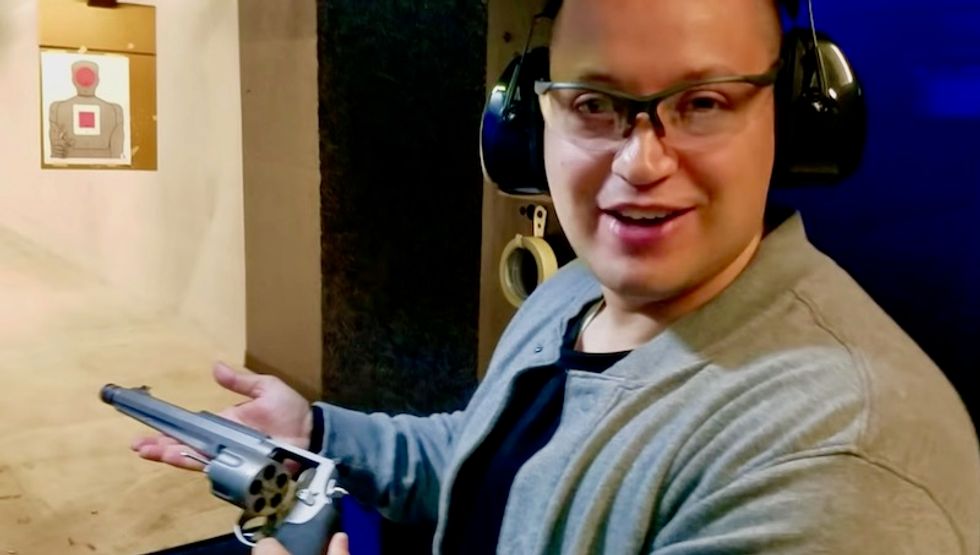 Notorious 'progressive' anti-Hillary conspiracy blogger has pivoted to pro-gun and 'Trump 2020'